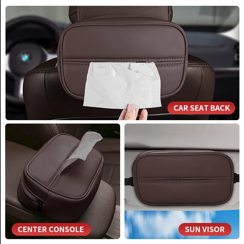 

Чехол для салфеток Ford Escape Kuga Mustang EVOS, Territory Fiesta Taurus EcoSport Bronco Maverick, автомобильный держатель для салфеток, автомобильные аксессуары