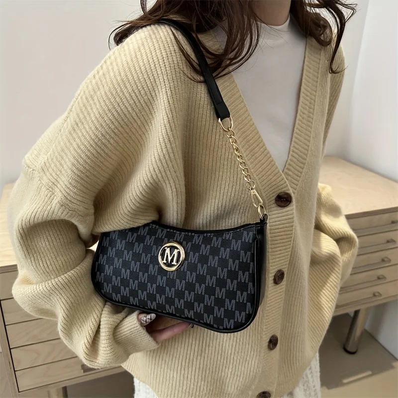 2026 Vintage-Stil Handtasche Umhängetasche, Verstellbarer Riemen Damen Messenger Schultertasche, Elegantes Accessoire Tote Bag Geldbörse – Detail 6