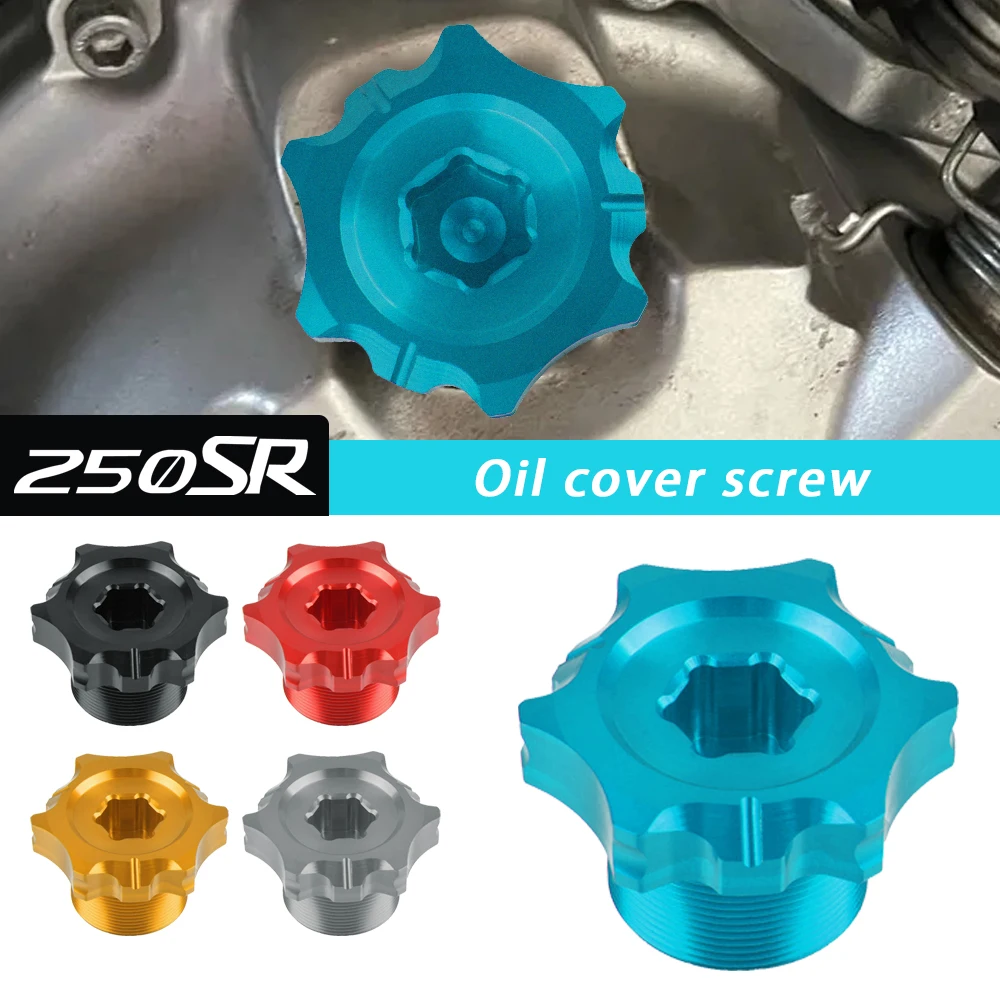 

FOR CFMOTO 250SR NK250 150 400 650GT MT ALLYEAR Motorcycle Engine Oil Cup Plug Cover Screw Accessories Oil Cover Screw 2024 2025