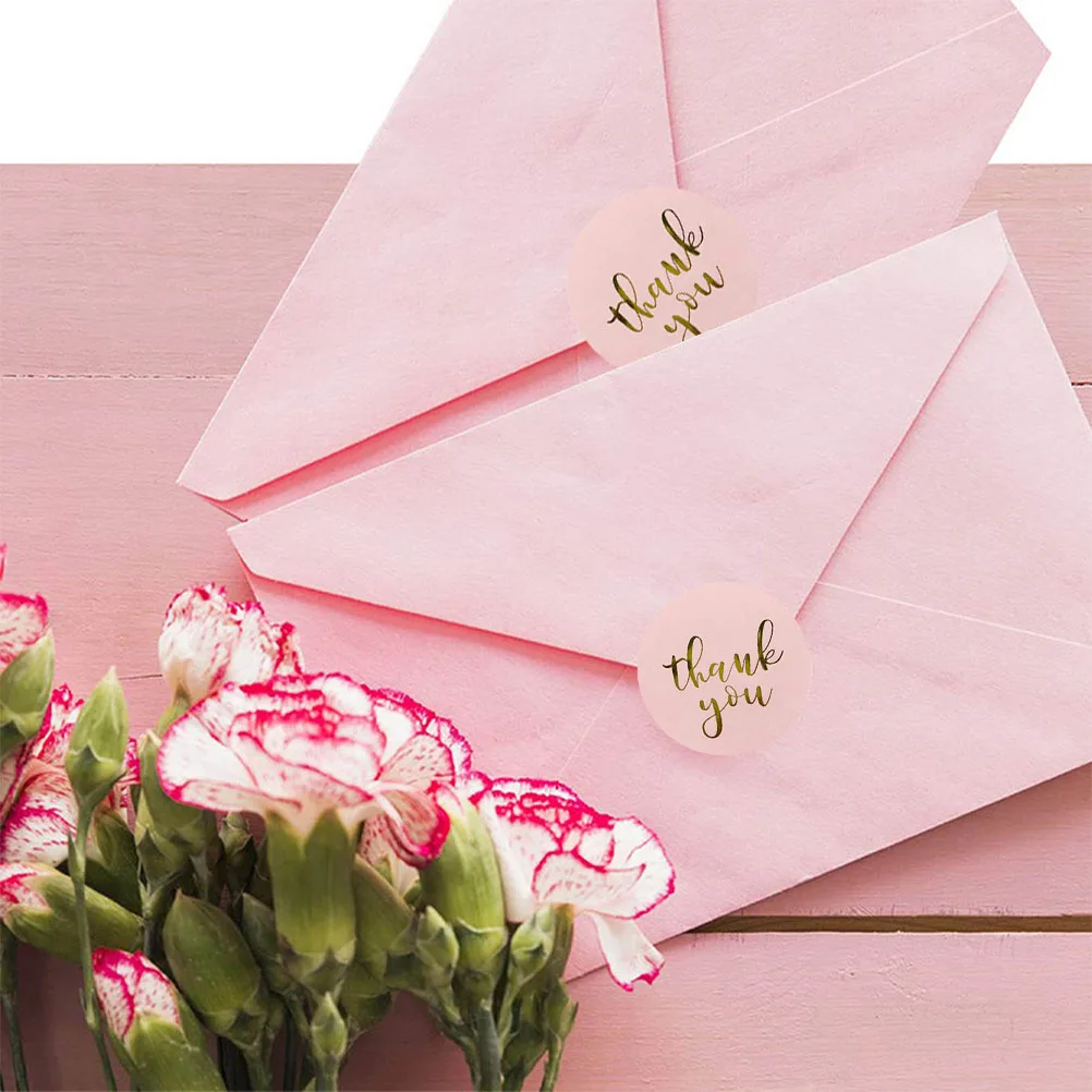 

Thank You Stickers Packaging Sealing Bronzing Parties Adhesive Weddings Packing