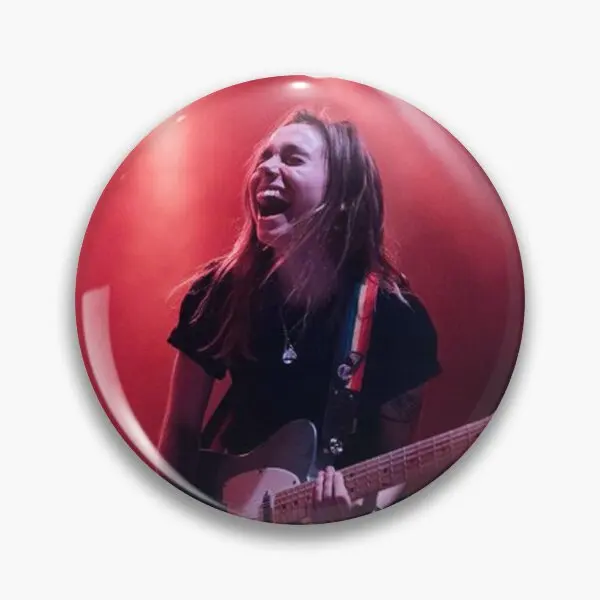 Phoebe Bridgers Face Artwork Punisher Peephole Frame We Soft Button Pin Customizable Decor Metal Cartoon Collar Cute Badge