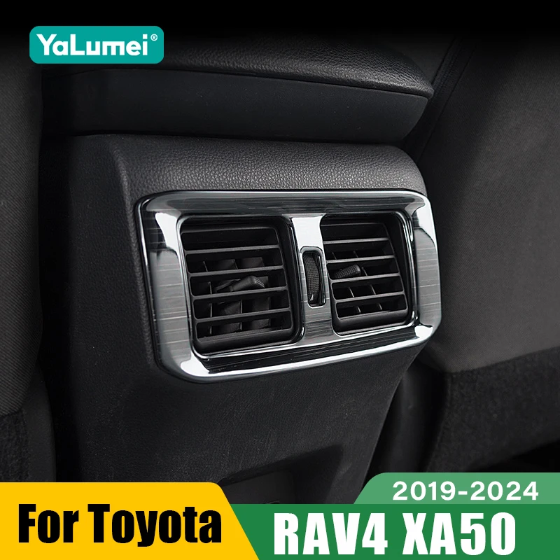 Für Toyota RAV4 XA50 2019 2020 2021 2022 2023 2024 Hybrid Auto Hinten Klimaanlage Vent Outlet Abdeckung Trim zubehör