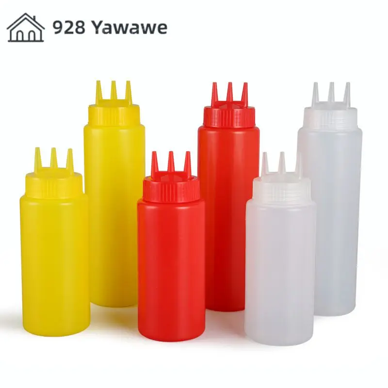 Mustard Leak-proof Precise Handy Must-have Practical Top-rated Squeeze Bottles For Oils Food Storage Mayonnaise Convenient