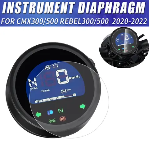 혼다 반란군 500 CMX500 CMX300 반란군 300 20-22 CL300 CL500 23-24 용 오토바이 계기판 스크래치 필름 화면 보호