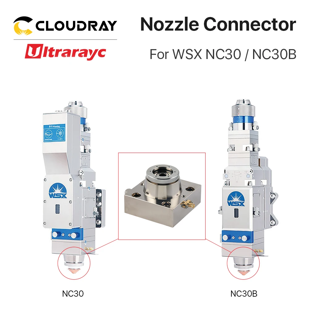 Imagem -04 - Ultrarayc Wsx Fibra Laser Bico Conector Wsx Capacitivo Sensor de Cerâmica Titular para Wsx Nc30 Nc30b Cabeça do Laser Parte Corte Metal