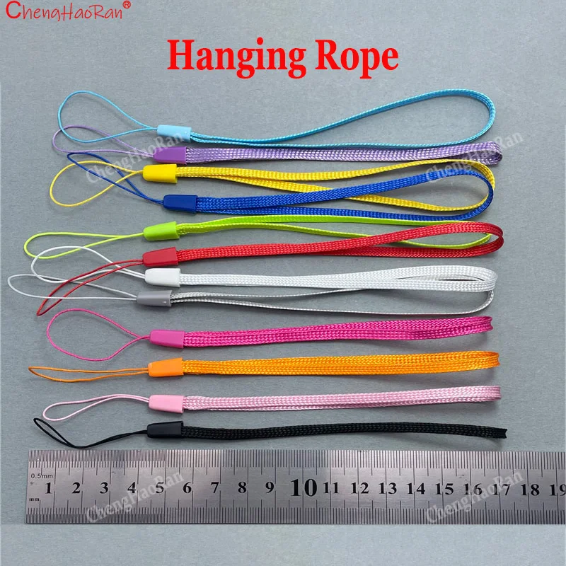 50PCS 18.5cm Pine Rope For Mobile Phone Lanyard USB Flash Drive  Selfie Stick Fan Portable Power Supply Lanyard Lanyard