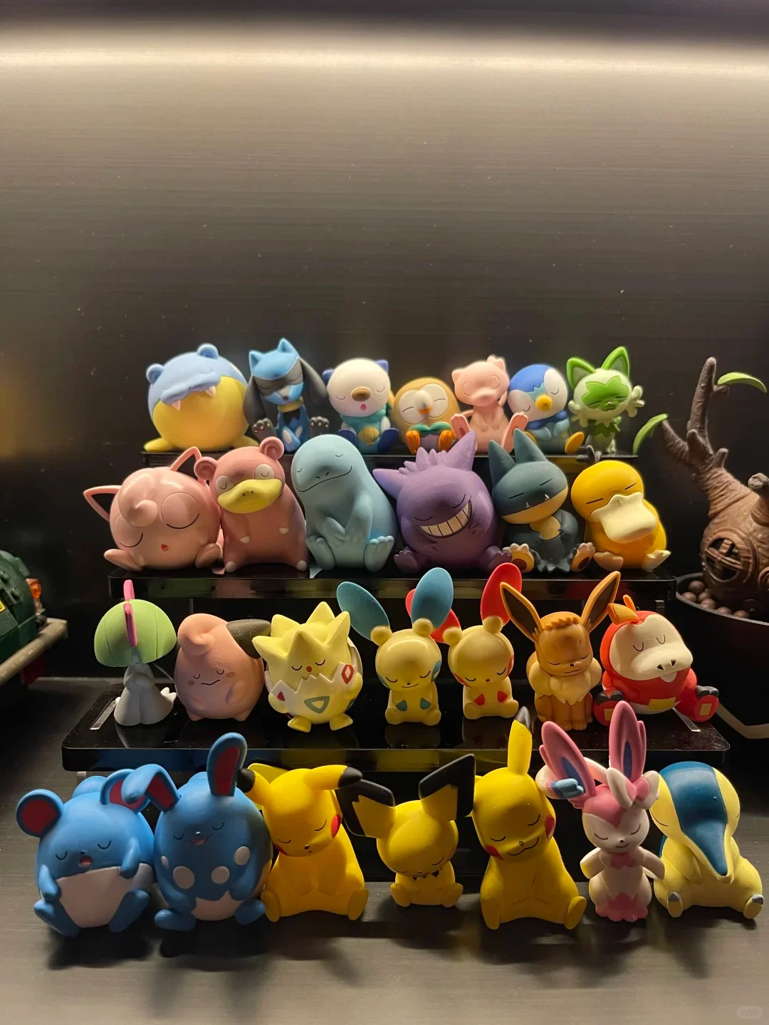 

Фигурки аниме «Покемон», набор игрушек, плечо на плече, слепая коробка, Kawai, ПВХ, фигурка, статуя, настольные украшения, подарки-сюрпризы