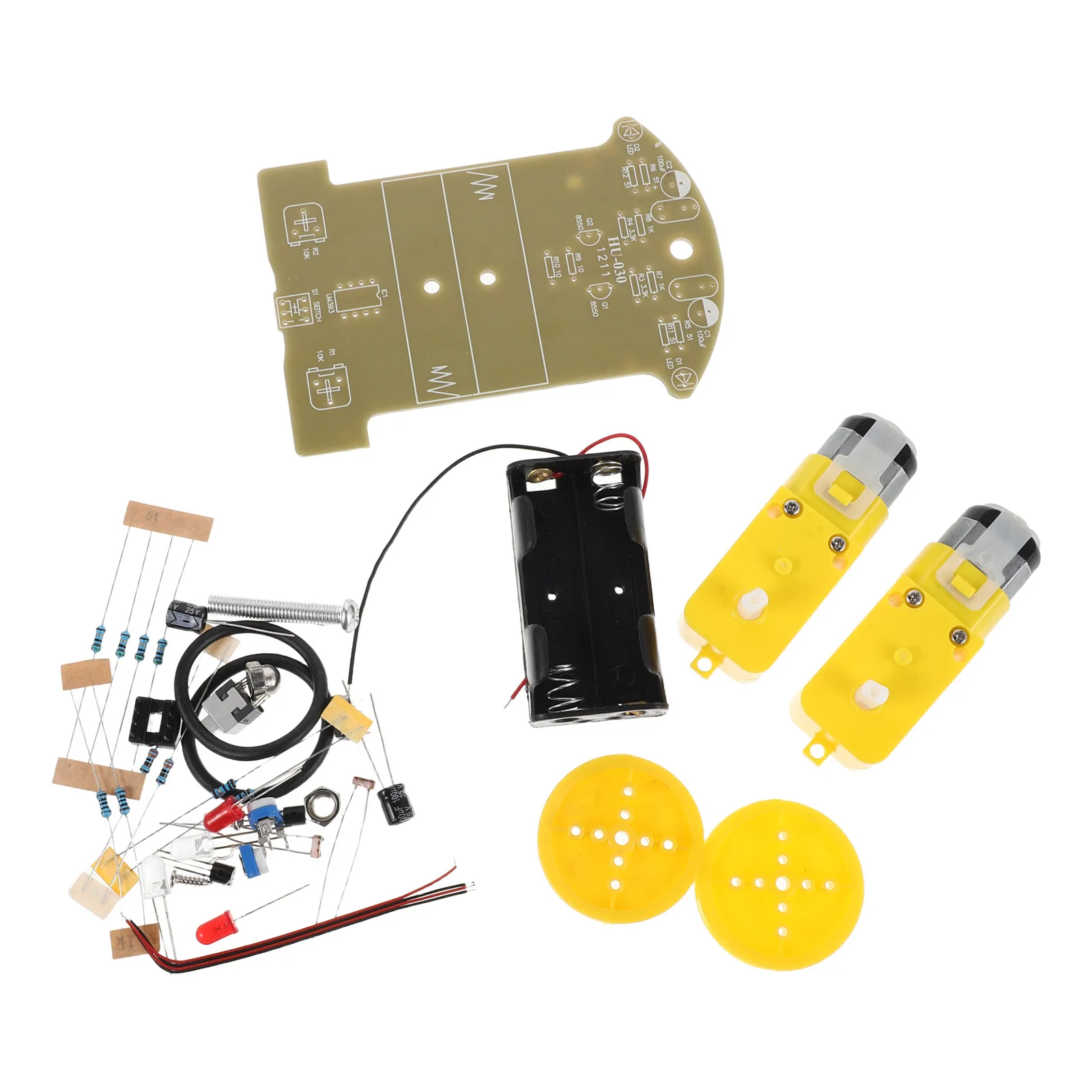 مجموعة واحدة من أدوات تتبع السيارة، خط روبوت ذكي بعد تعليم الجذع، مجموعة مشروع إلكترونيات لحام ذاتية الصنع للمبتدئين