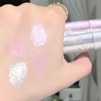 Double Tip Aegyosal Pencil Highlighter Matte Eyeliner Waterproof Lasting Arrow Liner Pen Glitter Shading Eyeshadow Korean Makeup
