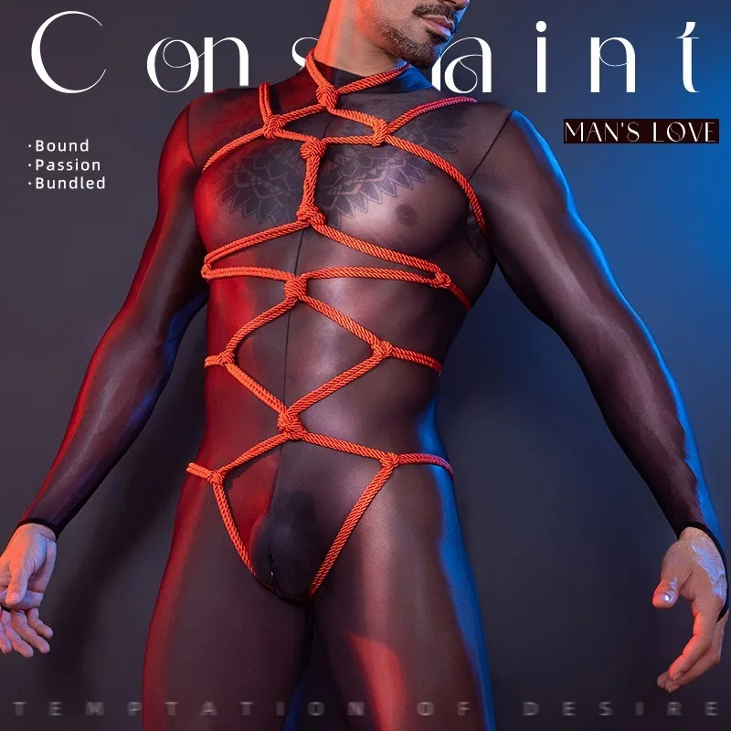 

Adult Rope Clothes New Tied Bondage SM Props Bed Rope Toy Couple Flirting Exotic Panties sous vetement sexy homme briefs
