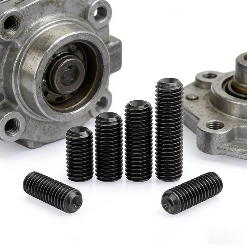 

Headless Cup Point Set Screw M2 M2.5 M3 M4 M5 M6 M8 M10 Hex Socket Set Screw Hardness Grade 12.9 Nickel Plating 20pcs