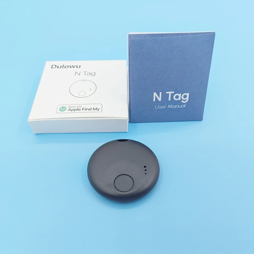 Mini Locator GPS Tracker N Tag Work with Ap ple Find My APP For Ap ple devices iOS Pet Key luggage Motorcycle Car Finder