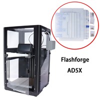 Blurolls 3D Printer Enclosure for Flashforge Adventurer AD5X PC Polycarbonate Heat Insulated Case Dustproof Noise Reduction Cove