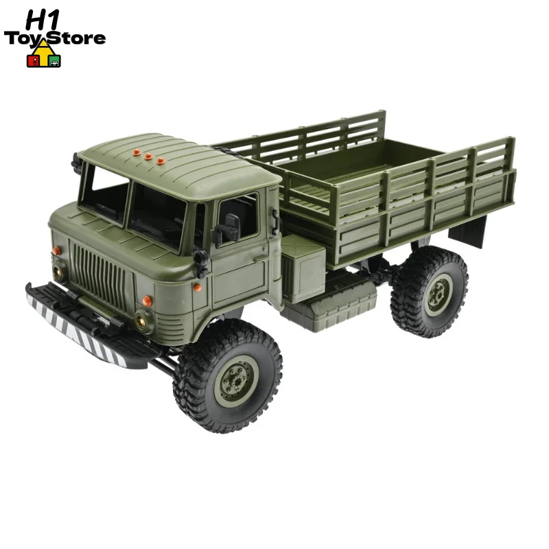 

WPL GAZ B-24 1/16 Scale Military Truck Full Proportional 2.4G RC Car Russian Army Style Crawler