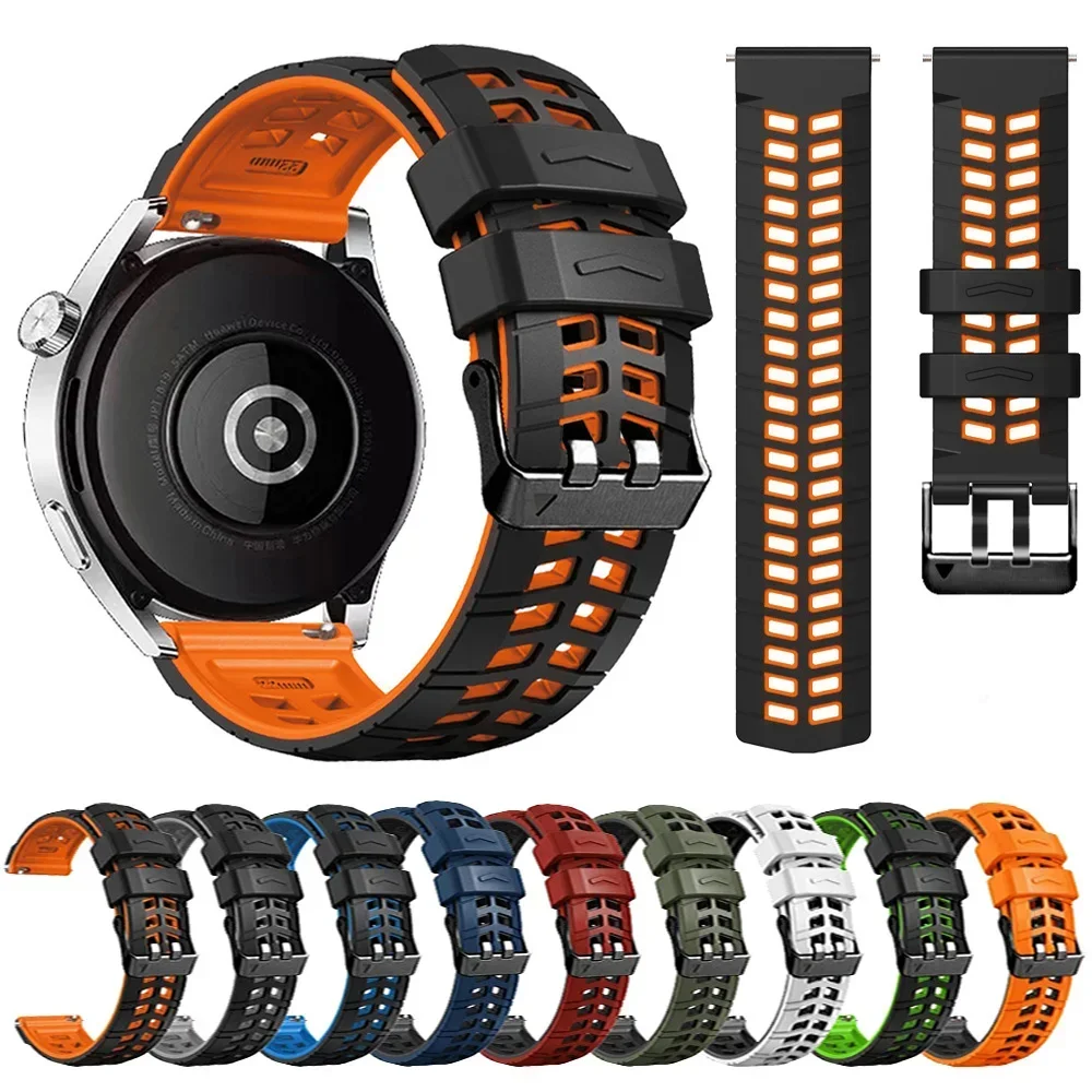 22mm For Xiaomi Watch S1 Pro Silicone Strap Xiaomi Watch S2 46mm 42mm / Color 2 /S1 Active Replacement Wristband Bracelet