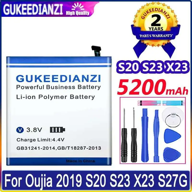 

For Oujia 2019 S20 S23 X23 S27G Mobile Phone Battery 5200Mah Environmentally Friendly