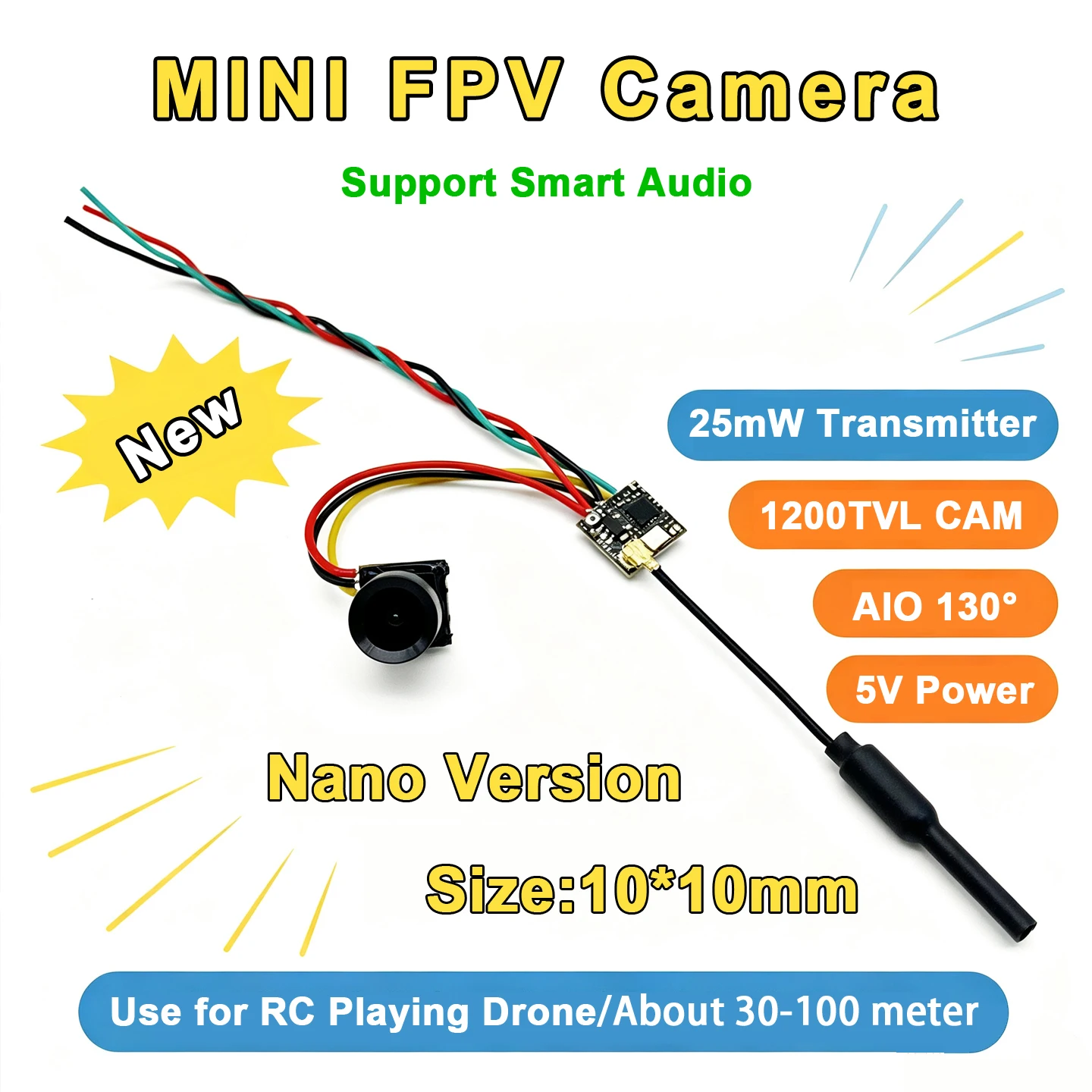 Drone Racing Vtx - SLONWAKE 5.8G 48CH Nano25 VTX Transmitter