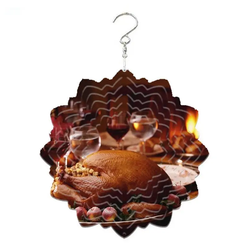 

Ветряная мельница A23G серии Thanksgiving с двусторонней печатью на белой алюминиевой пластине с термотрансферным покрытием