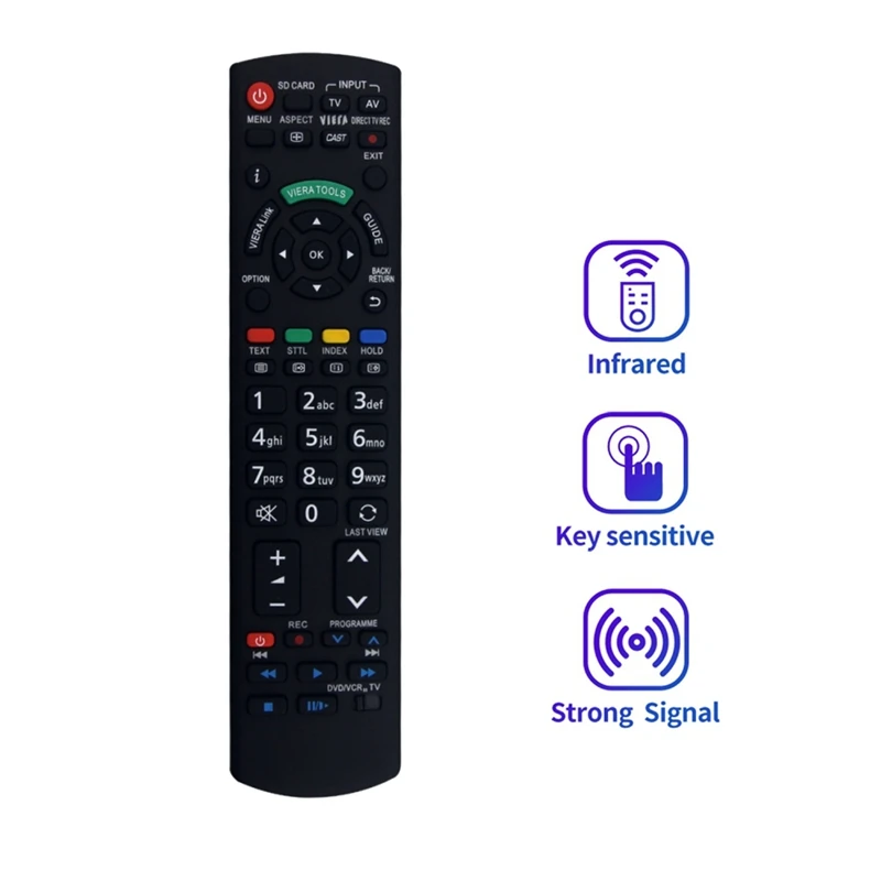 Remote Control Panasonic TV untuk Panasonic TV TX-P42G30B TX-P42G30E TX-PF42S30 TX-PF50G30 TX-P42G30B mudah digunakan