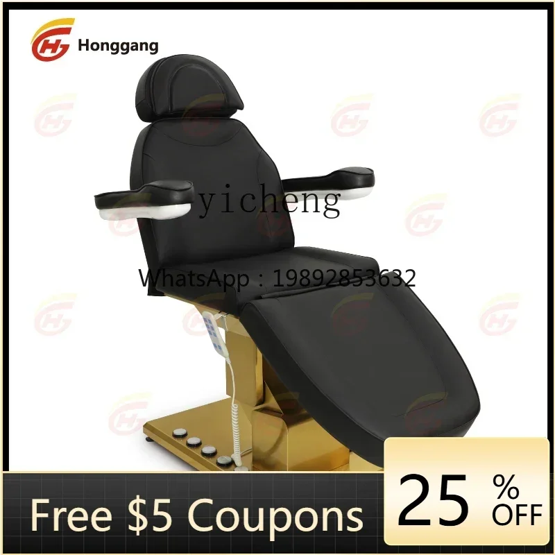 

X L Electric Beauty Bed Pedicure Chair Body Tattoo Foot Soaking Chair Automatic Lifting