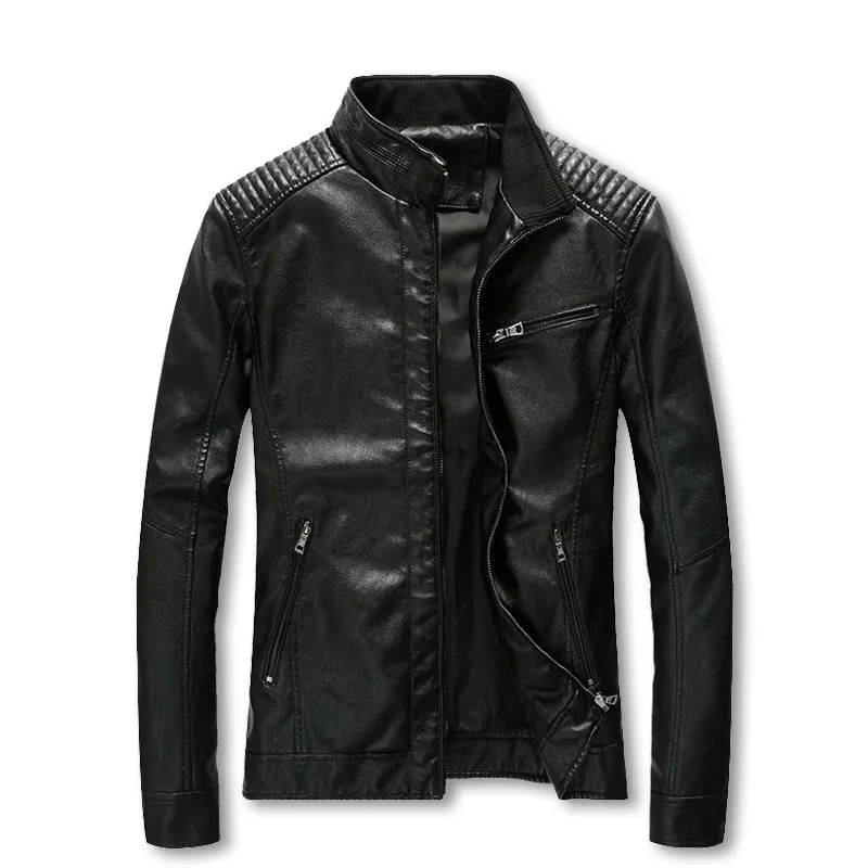 

Mens Hip Hop Bomber Jackets Clothing Male Leather Windbreaker Fashion Casual Pilot Overcoat Homme Solid Cool Jacket Coats