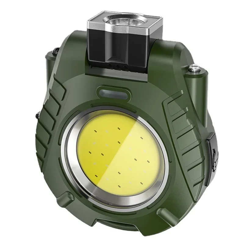 Mini COB LED Work Light - Multifunctional Rechargeable Portable Flashlight for Outdoor Camping Repairing