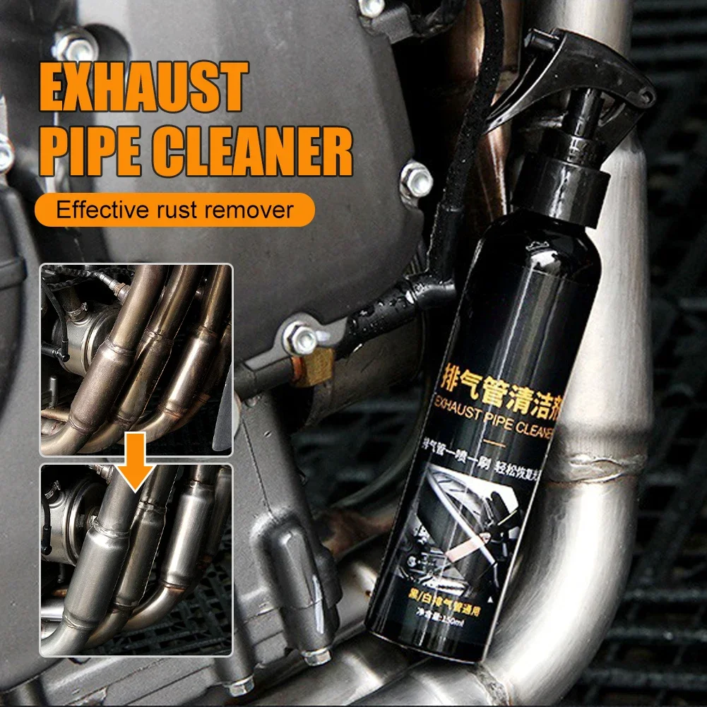 

150ML Motorcycle Exhaust Pipe Cleaner Cleaning Agent Car Repair Motorcycle Paint Equipment Maintenance