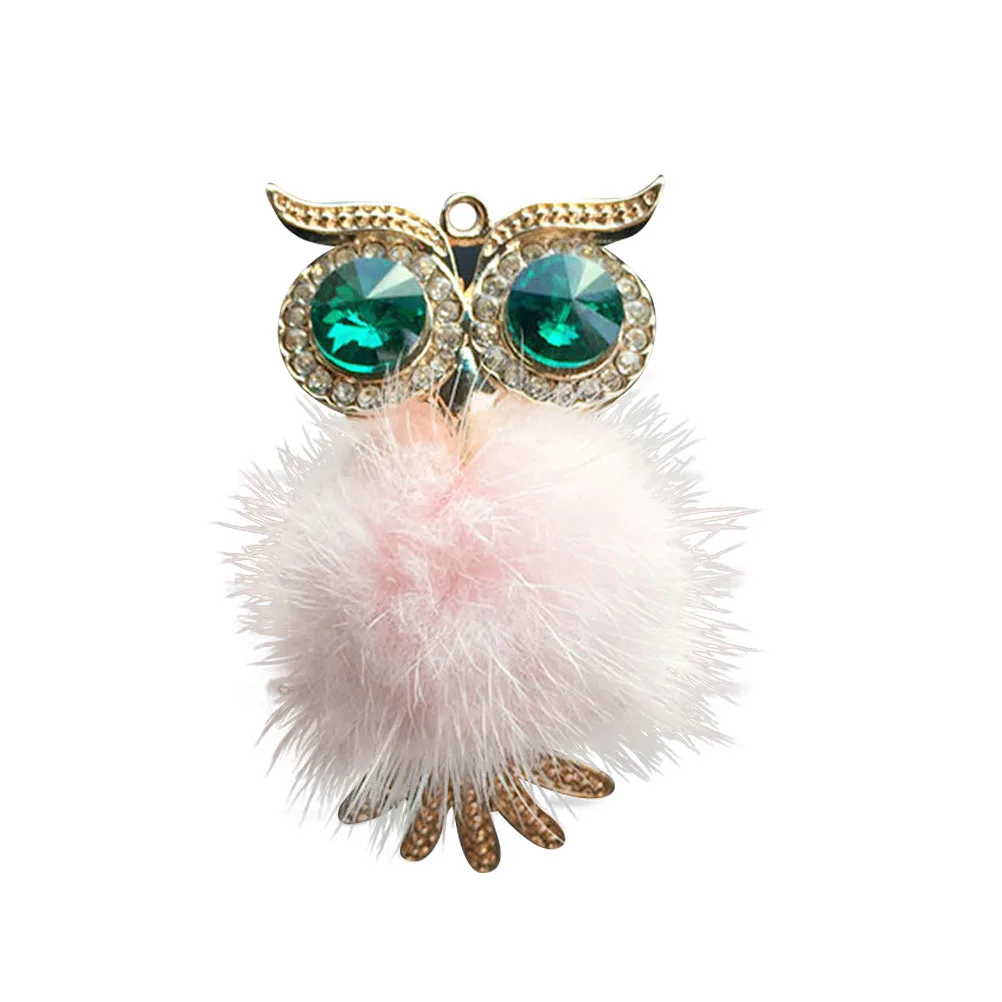 

Owl Car Clip Perfume Bright Rhinestone Ball Aromatherapy Diffuser Essential Oil Charm Vent Air Freshener Car Accessories