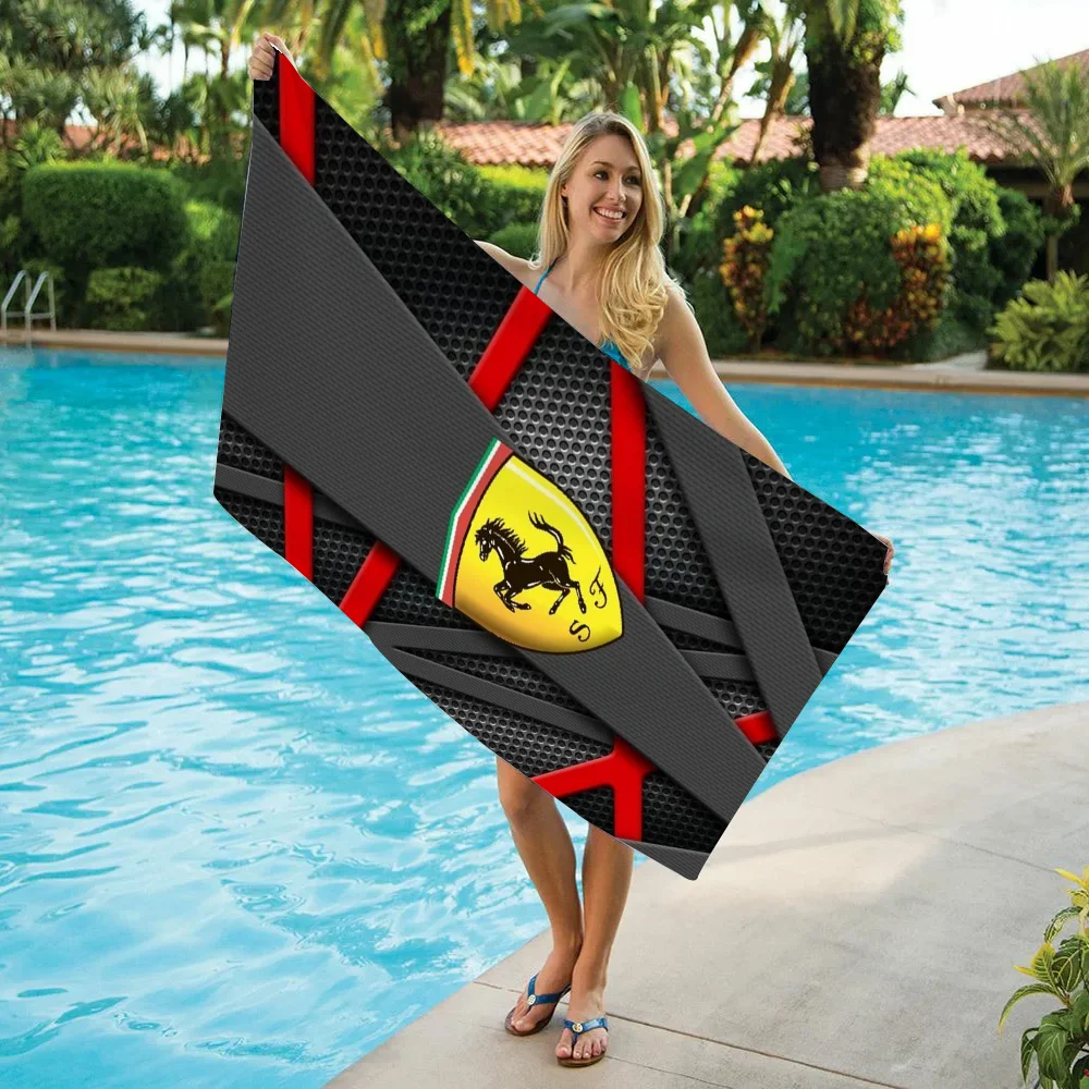 F-Ferrari-I Quick Drying Towels for the Body Woman Bathrobe Shower Hotel Towel Children's Bath Towel Serviette Sport Bathroom