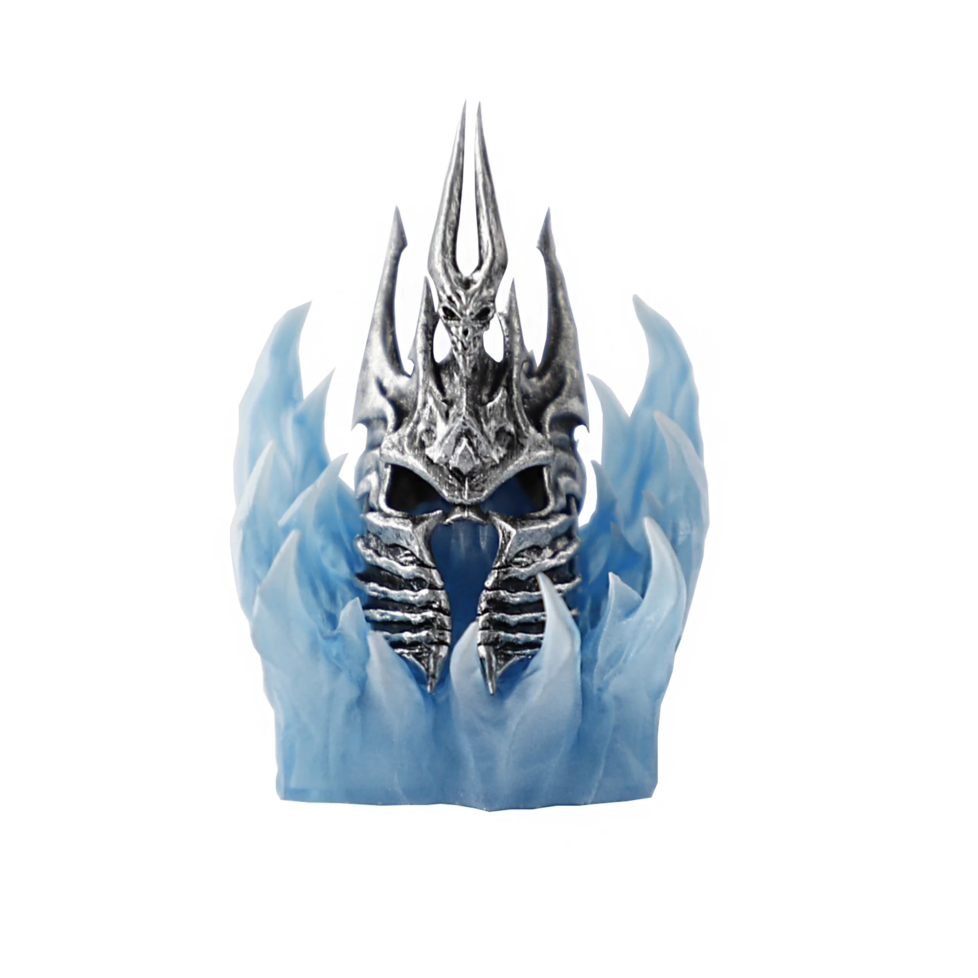 YMDK Lich King Helmet Personalized Keycaps Resin Translucent Cool Keycap Creative Custom Key Caps for MX Mechanical Keyboard