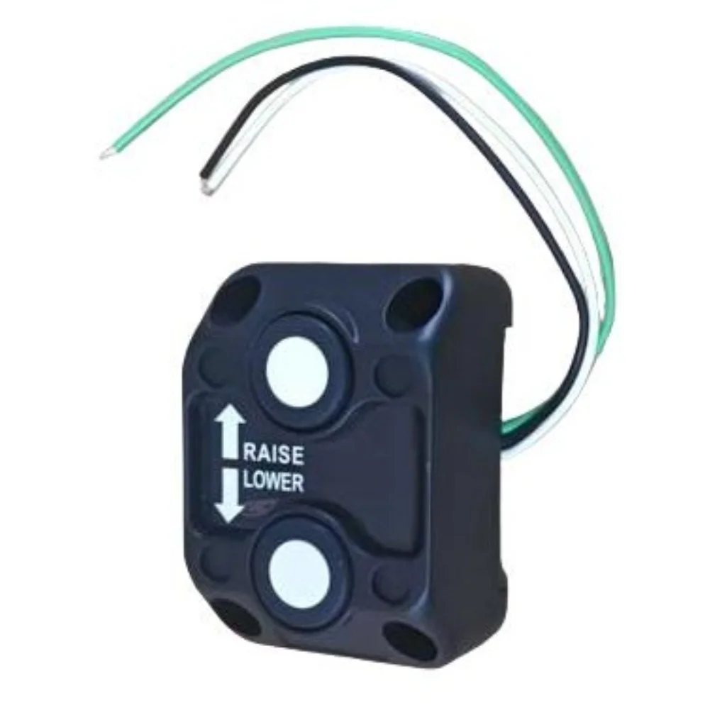 For Waltco Switch Button Raise Lower 3 Wires 800000425 Black Plastic Direct Replacement Lift Gate Control Part