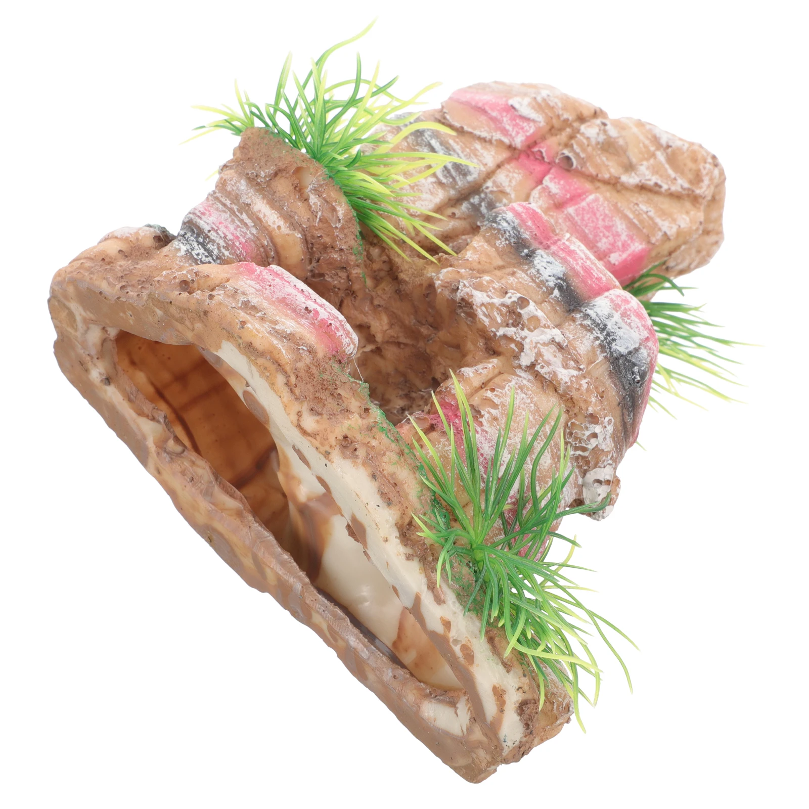 

Fish Tank Resin Rockery Aquarium Mountain Decoration Natural Landscape Ornament Fish Shelter Accessory Rockery for Aquarium