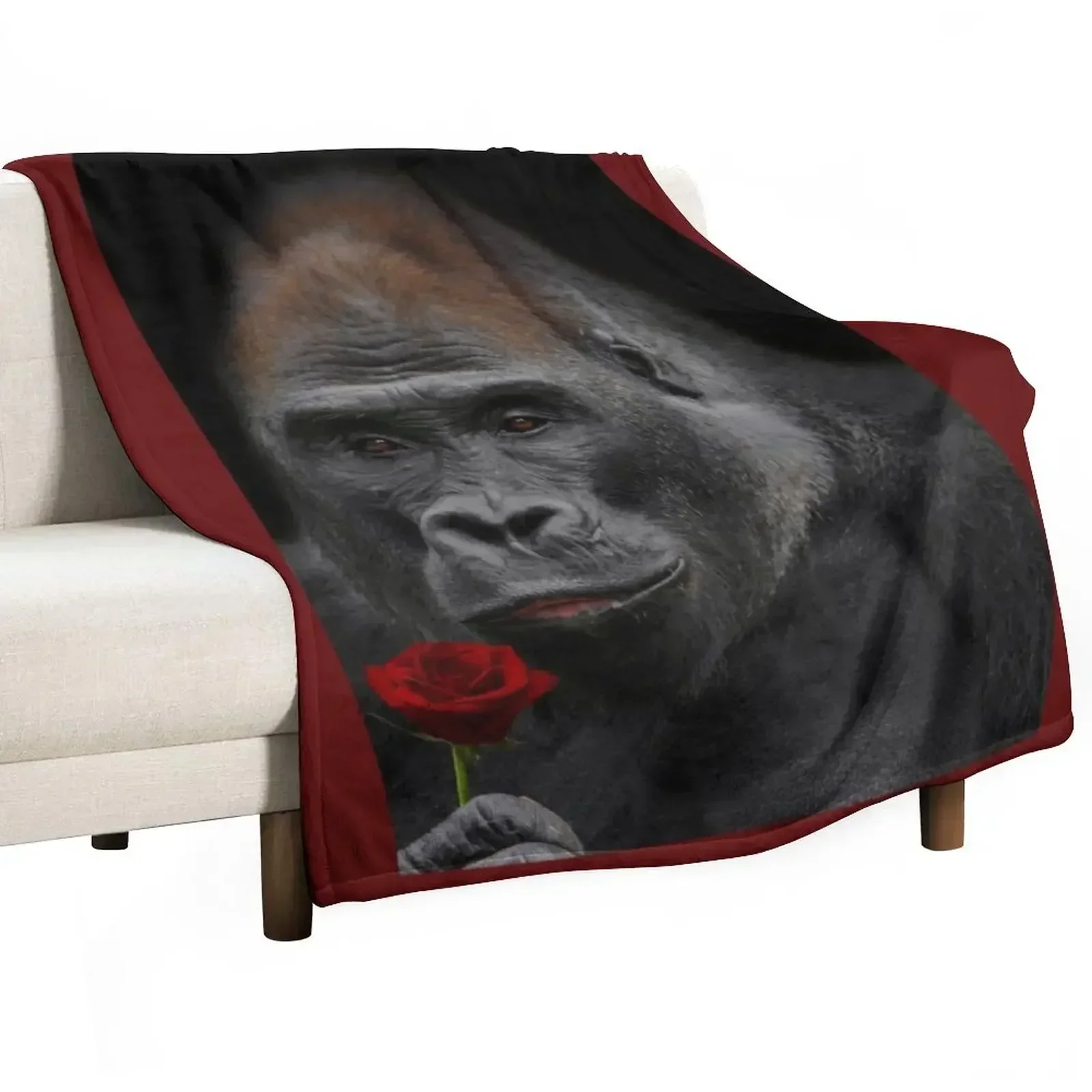 

New gorilla Throw Blanket Decoratives Travel Giant Sofa Blankets