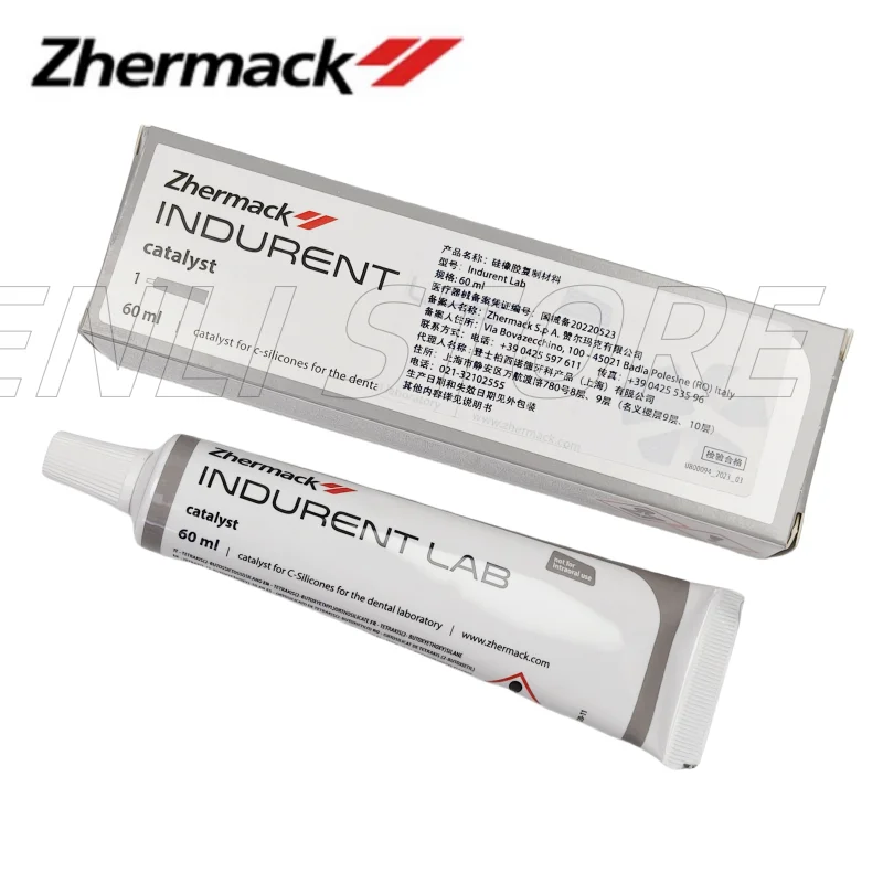

60mL/box Zhermack Indurent Lab Gel Catalyst /Silicone Rubber Impression Material