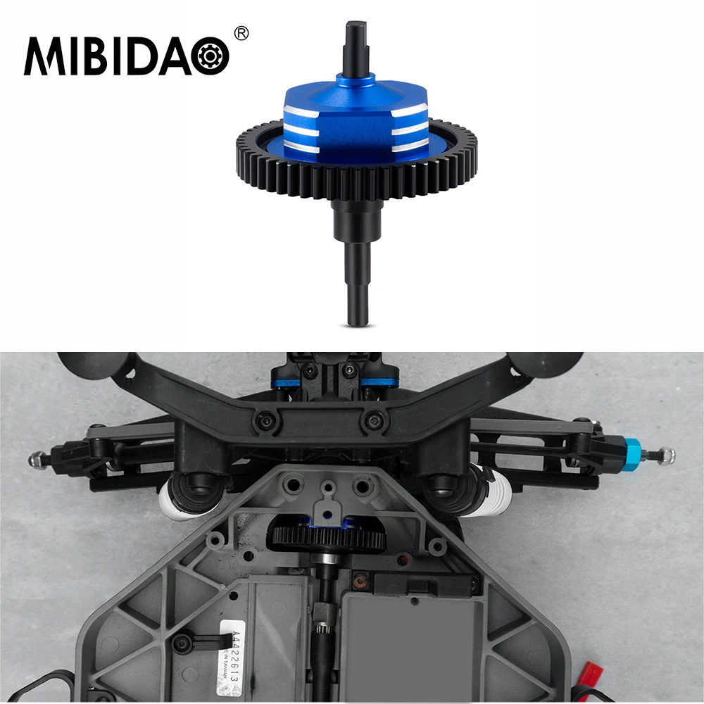 MIBIDAO Center Differential Kit For 1/10 Traxxas slash 4X4 RC Car Upgrade Parts Accessories