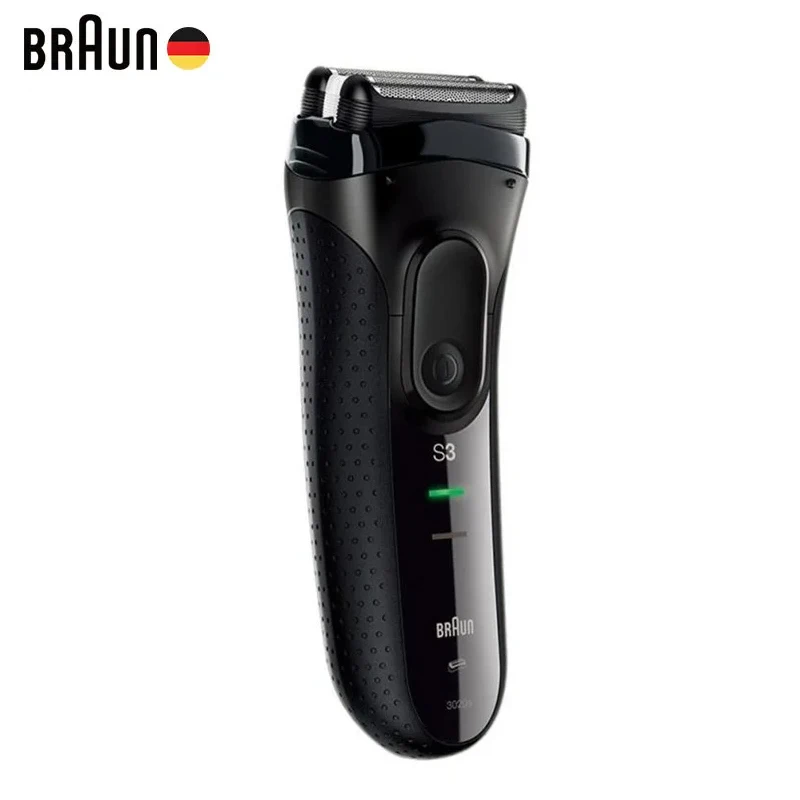 

Braun 3020S Electric Shavers for Men Rechargable Whole Body Washing Wet Dry Foil Razor Series 3 Shaving Machine 45 Mins Runtime