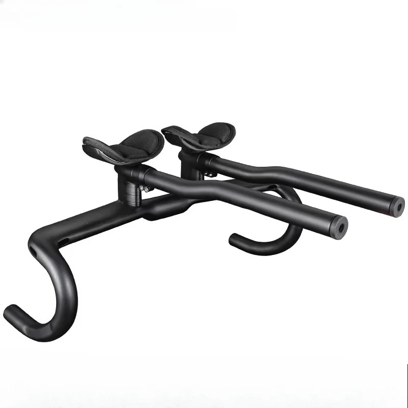 جديد الكربون الطريق دراجة مقبض دراجة بقية قضيب TT المقود 31.8 مللي متر دراجة سباق الكربون المقود الترياتلون مقبض