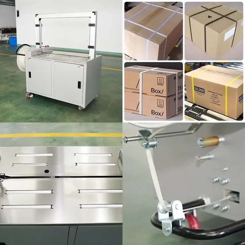 for KZ-101A High Speed Automatic PP Reel Electric Industrial Carton Strapping Machine Under 2.5 Seconds Per Strap