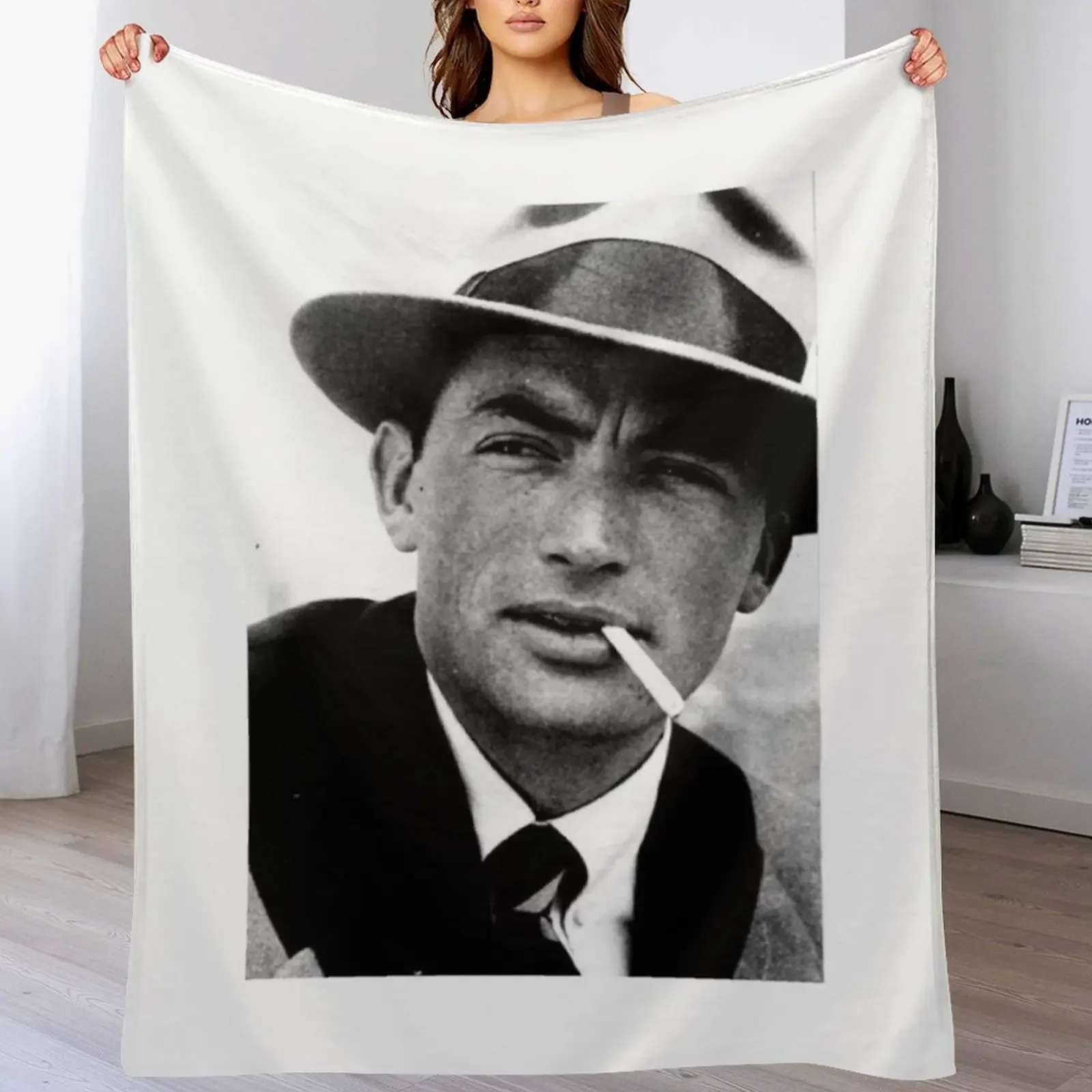 Gregory peck Throw Blanket Designers Giant Sofa Vintage Blankets