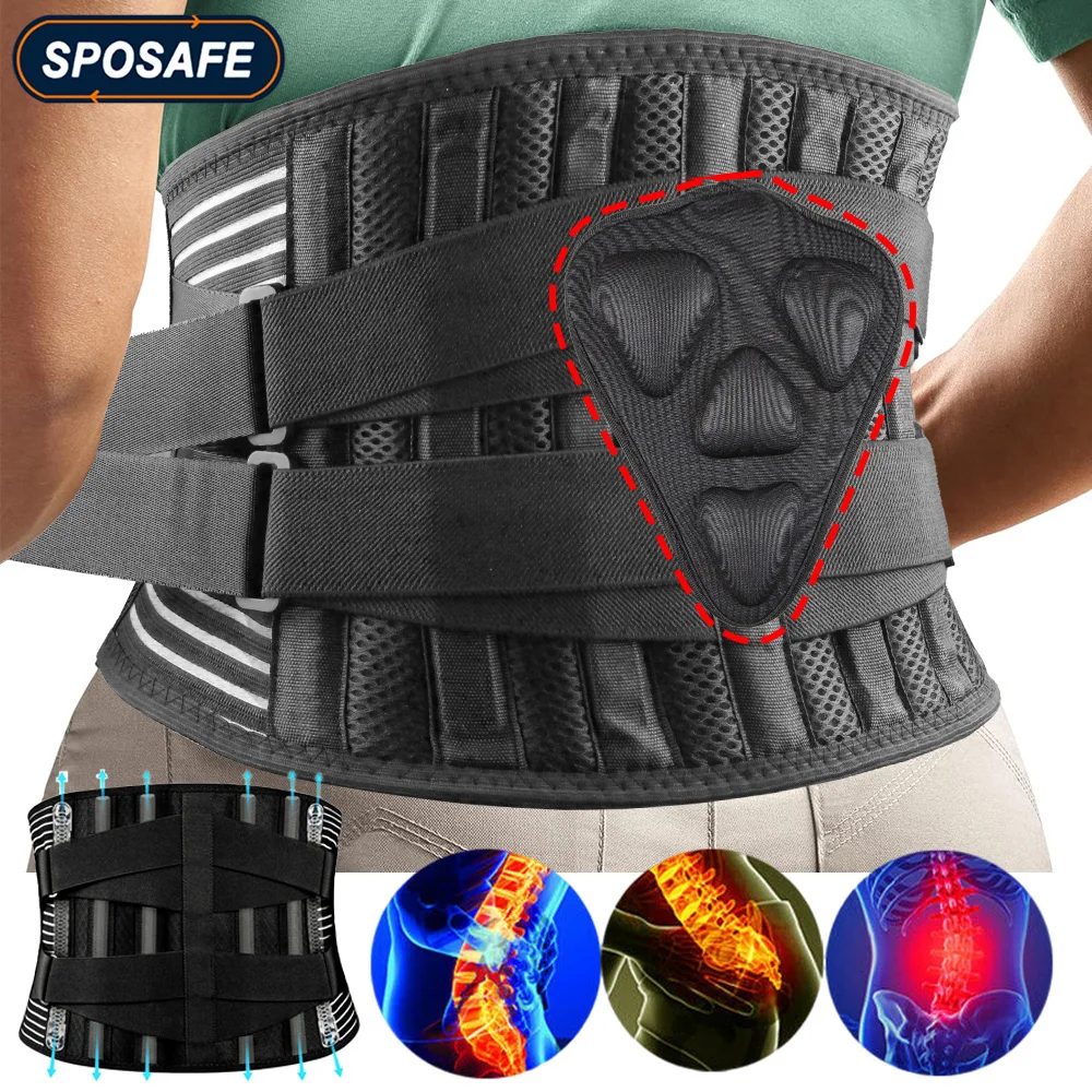 

Back Brace for Lower Back Pain Relief with 3D Lumbar Pad, Waist Support Belt for Men Women Heavy Lifting,Sciatica,Herniated Disc