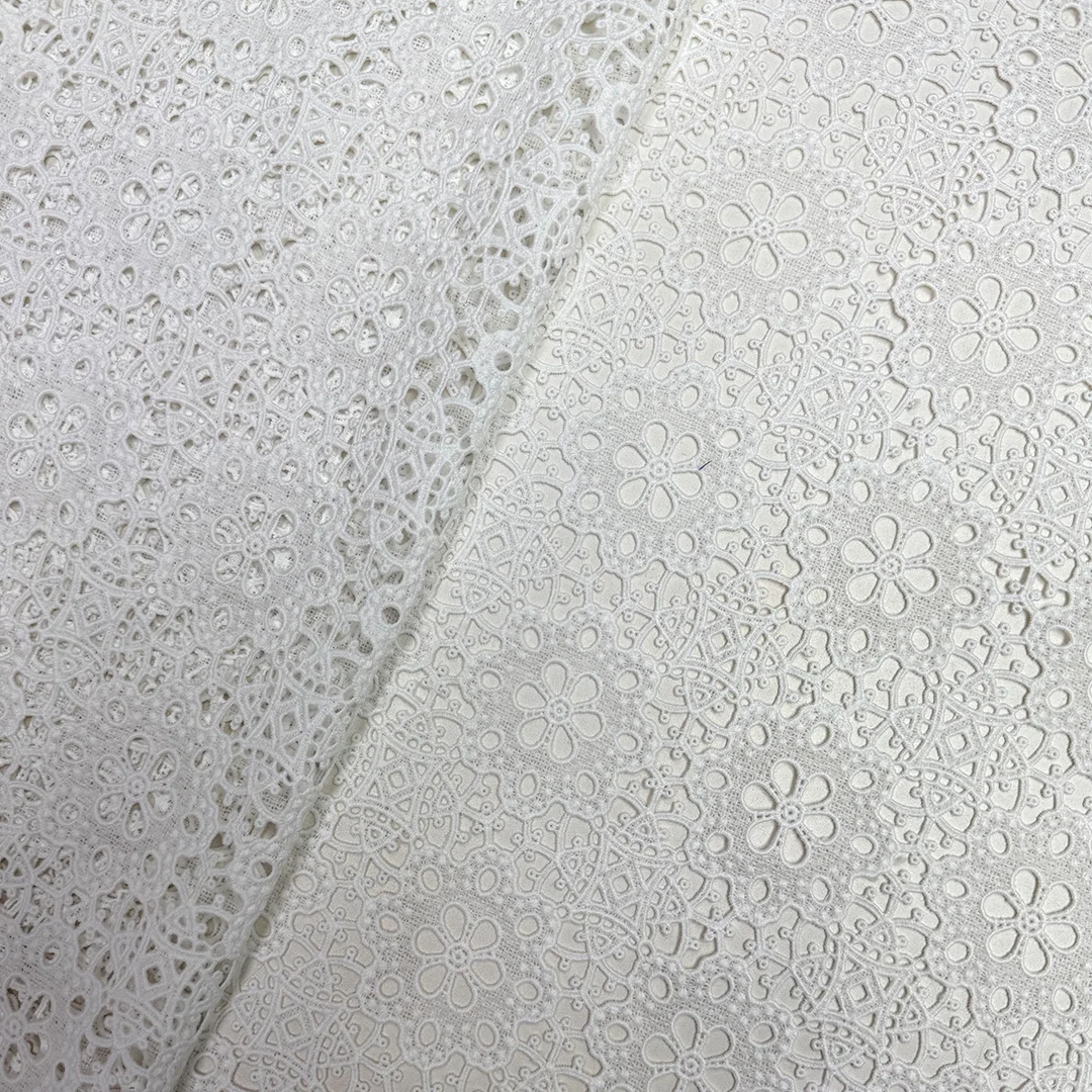 2025 여성용 아프리카 밀크 실크 코드 레이스 원단 5야드 튤 소재 파티 웨딩 드레스 고품질 메쉬 티슈 레이스