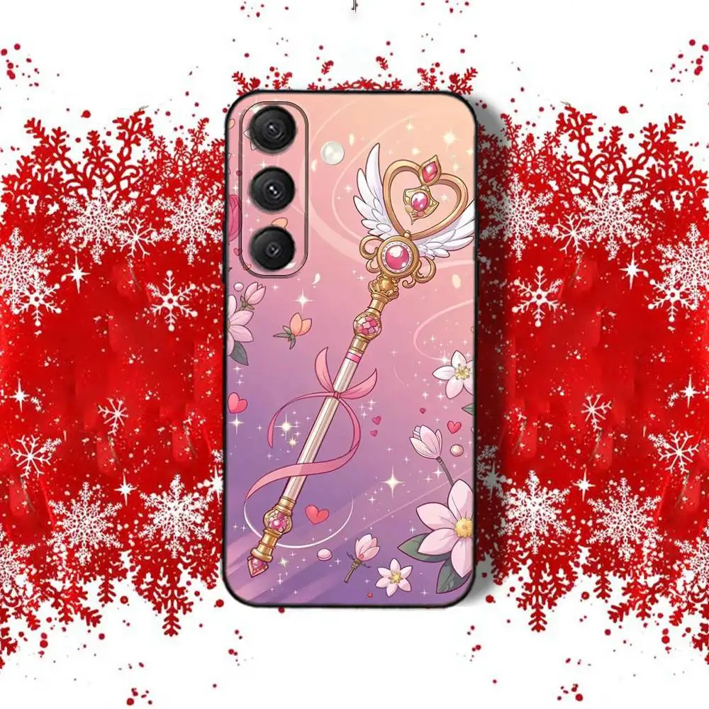 S-SakuraS Comic CardcaptorS Telefoonhoesje voor Samsung S22, S24, S25, S23, S20, S30, S21, Ultra, Plus, 5G, Fe, Lite schokbestendige duurzame Cover