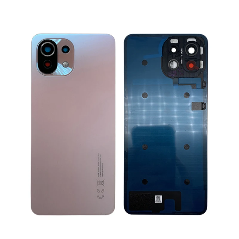 AAA+ quality New Back Glass For Xiaomi 11 Lite Back Cover Door Mi 11 Lite 5G Hard Battery Case Rear Housing Cover Replacement