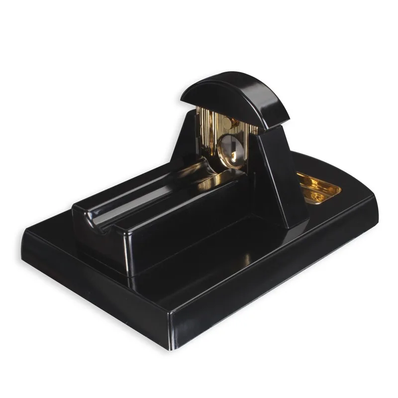 Desktop cigar cutter Gold plated metal with noble quality