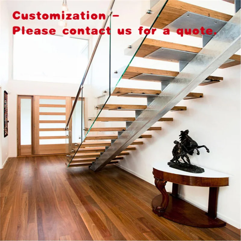

custom.Wooden Stairs Factory Customized China Stairs Popular Style Modern Wood Stairs