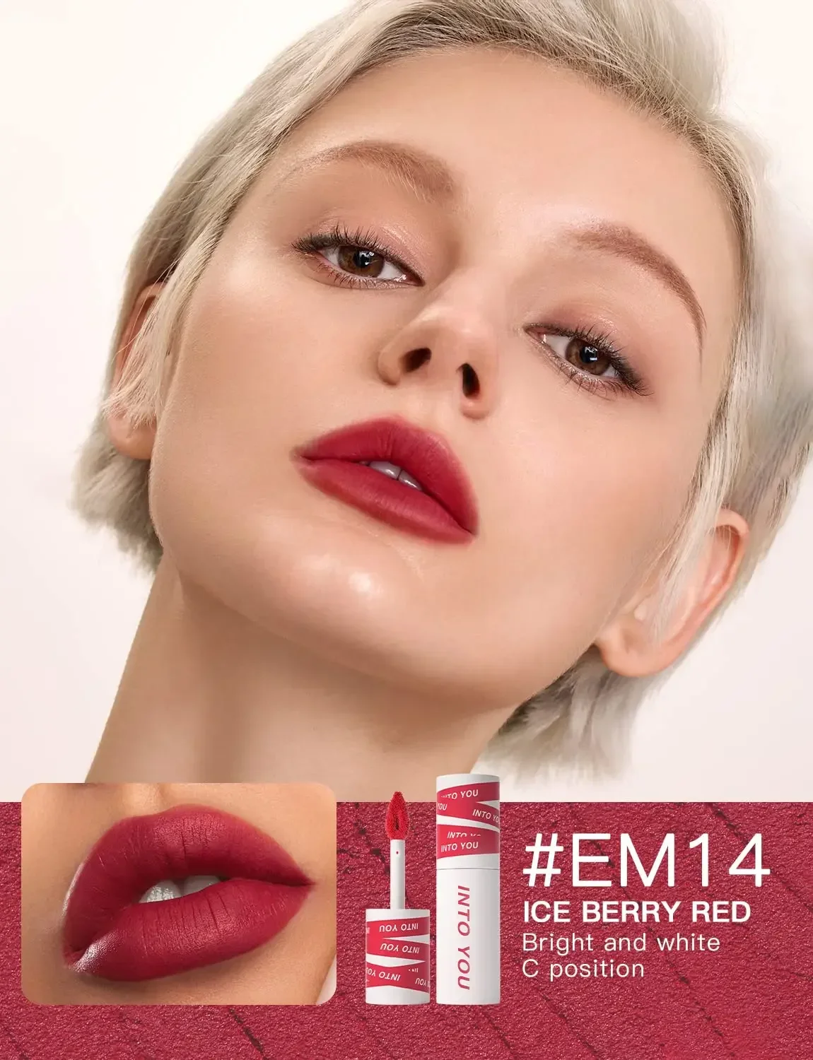 In Je Matte Lippenstift Make-Up Modder Waterdicht Langdurig Smudge Proof Fluwelen Lipvlekken Multi-Purpose Voor Lip En Wang