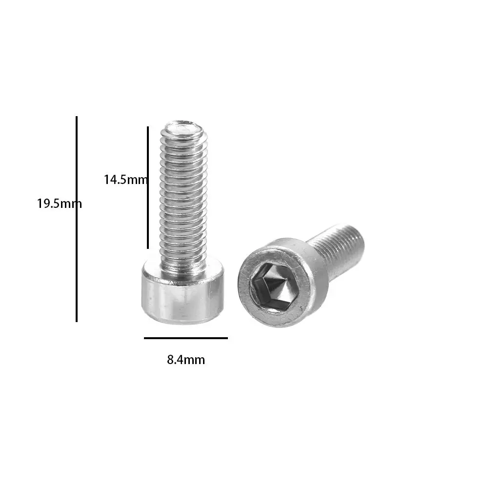 

Cycling 7 Colors MTB Bike M5 2Pcs/Set Water Bottle Cage Bolts Aluminum Alloy Kettle Rack Screw Bike Bottle Holder Screw