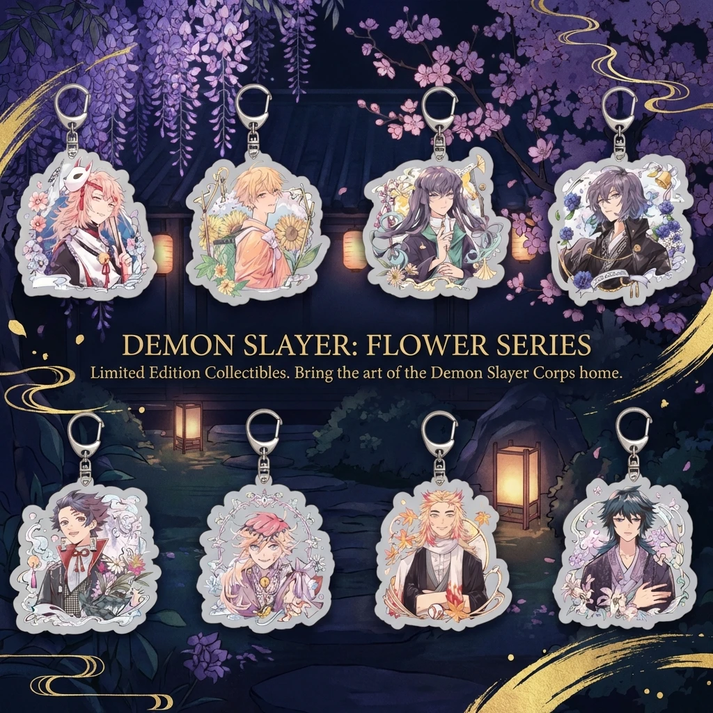 

Акриловый брелок в стиле аниме «Истребитель демонов»: Камадо Танджиро и Зеницу. Креативный кулон-аксессуар для фанатов, коллекционный подарок.