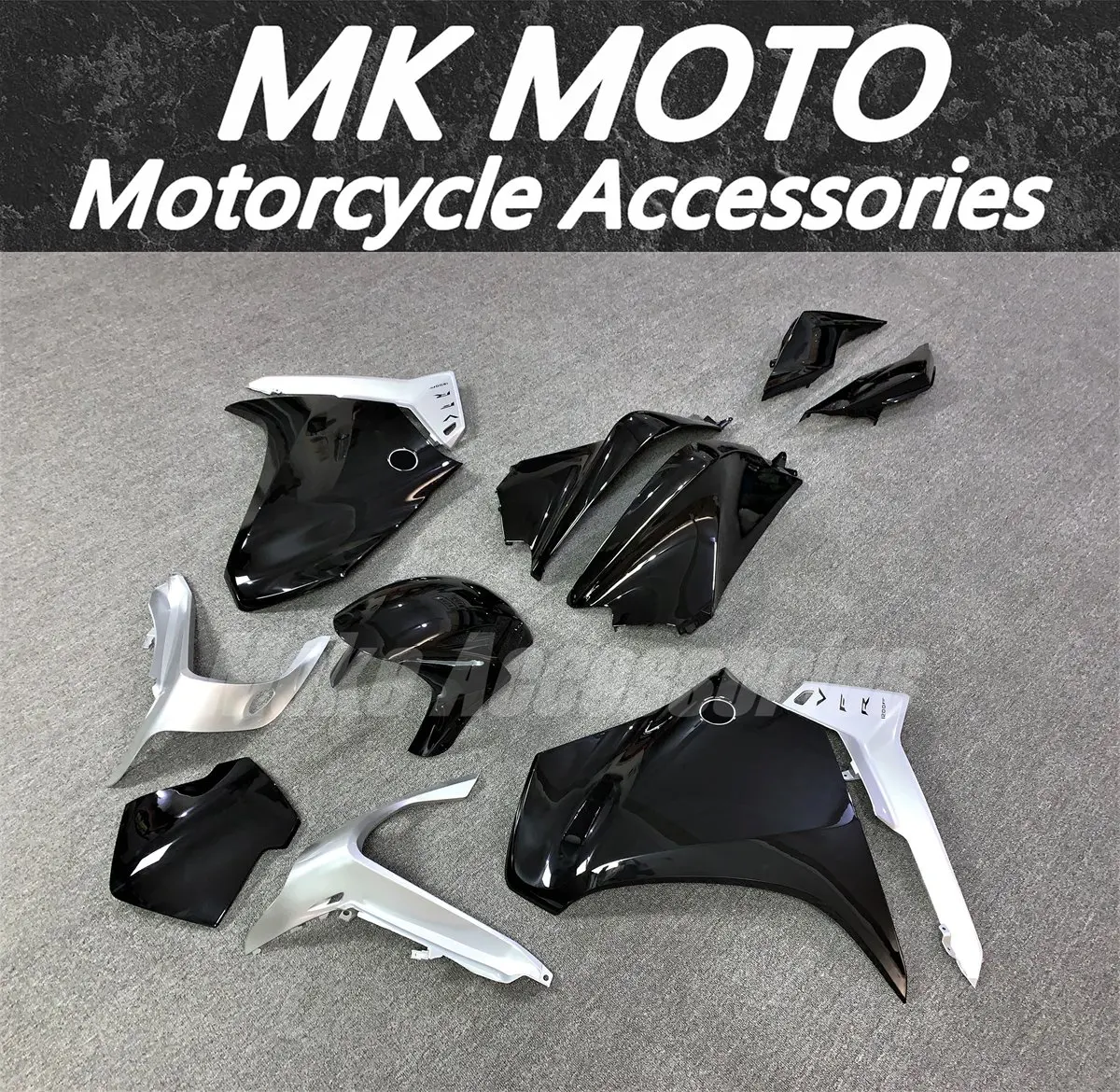 

Moke moto Motorcycle Bodywork Set For Vfr1200 2010 2011 2012 2013 Fairings Kit Fit High Quality ABS Injection New Silver Black