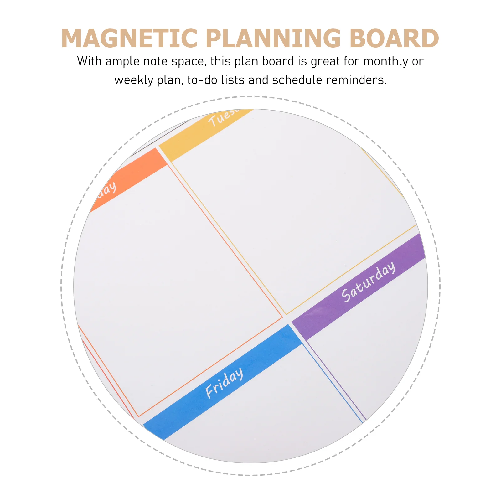 Rewritable รายเดือนตู้เย็นแม่เหล็กปฏิทินตาราง Board แม่เหล็กครอบครัว Dry Erase